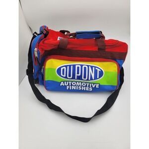 Vintage DuPont Refinish Racing Jeff Gordon 24‎ NASCAR Duffel Gym Bag 1990s